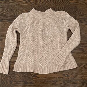 Tuckernuck Women's Cable Knit Sweater - Light Tan